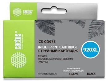 Картридж BLACK NO.920XL 43ML CS-CD975 CACTUS
