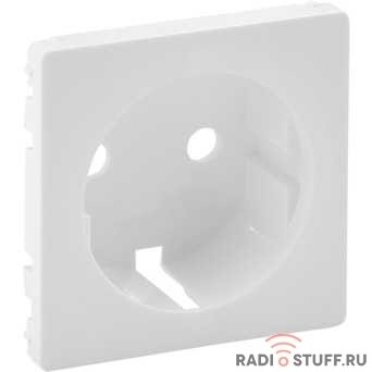 Legrand 755200 Valena LIFE.Лицевая панель розетки 2К+З.Белая