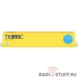 T2 TK-895C Тонер-картридж (TC-K895C) для Kyocera FS-C8020/C8025/C8520/C8525 (6000 стр.) голубой, с чипом