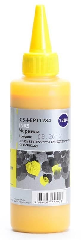 Чернила YELLOW 100ML S22/SX125 CS-I-EPT1284 CACTUS