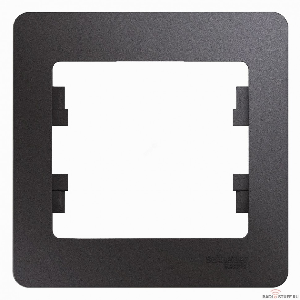 Systeme electric GSL001301 GLOSSA 1-постовая РАМКА, ГРАФИТ                                                     